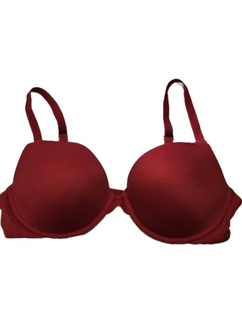 Soma Embraceable Red Perfect Coverage Underwire Tailored Push Up Womens Bra 38D